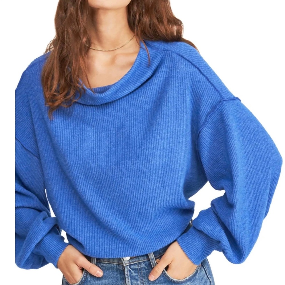 NWT Free People Main Squeeze Hacci Top